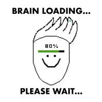 Brain Loading Please Wait T-Shirt - design