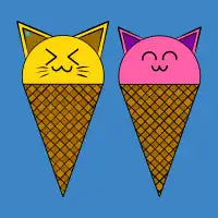 Ice Cweam Cats T-Shirt - design