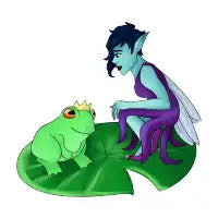 Blue Fairy and Frog Prince - design