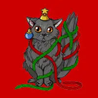 Christmas Tree Cat - design