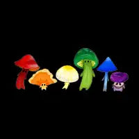 Mushroom Rainbow Pride Flag - design
