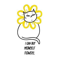 meow flowers - design