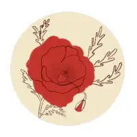 Poppy flower T-Shirt - design