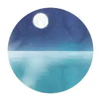 Ocean at night - design