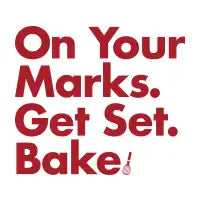 On Your Marks. Get Set. Bake! - design