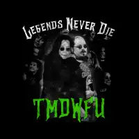 LEGENDS NEVER DIE - design