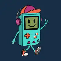 Cool retro gamer - design