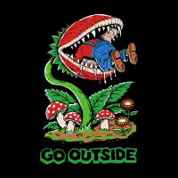 GO OUTSIDE INTO NATURE - design