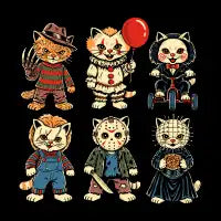 Horror Cats - design