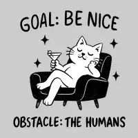 I want to be nice - design