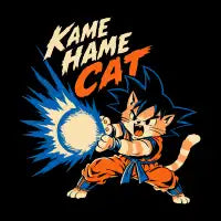 Kame Hame Cat - design