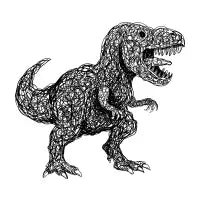 Lines Dinosaur - design