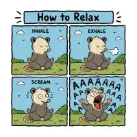 Opossum how to relax - design