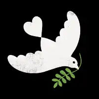 Peace and love dove - design