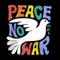 Peace no war - design