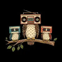 Retro Birds - design