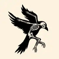 Skeleton Raven - design