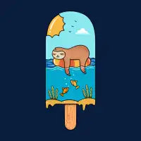 Sloth vacation - design