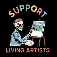 Support Living Artists - design