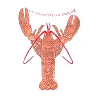 this is not a lobster T-Shirt - design