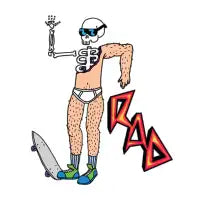 Rad Skeleton Dude - design