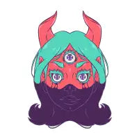 Alien (red) - design