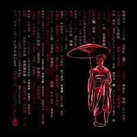 Geisha in matrix - design