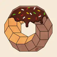 Geometric donut - design