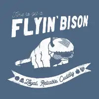 Get a Flyin’ Bison - design