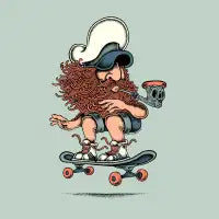 Skateboard Sailor - design
