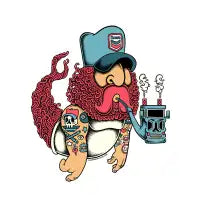 Trucker Mermaid - design