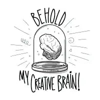 Behold My Creative Brain - design