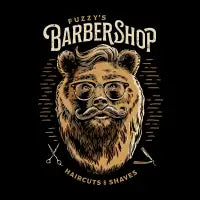 Fuzzy's Barber Shop - Dark - design