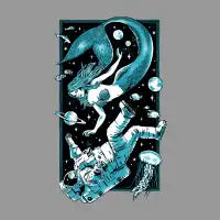 Worlds Collide - Aqua - design