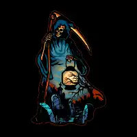 Grim Reaper Graveyard Scene - design