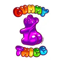 Purple Gummy Thicc ~ Gummy Bear with Big Butt - design