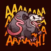 Screaming Possum (or Opossum, if you're fancy) - design