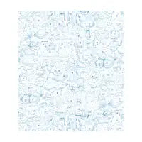 Blue Doodles - design