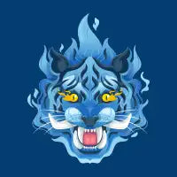 Blue tiger - design