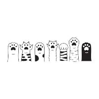 Paw cats - design