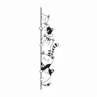 Peek cats - design