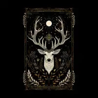 Witchy Dark Academia Deer - design