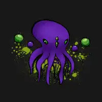 Gem Octopus (Black Tee Edition) - design