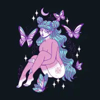 Moonlight Flame Elf T-Shirt - design