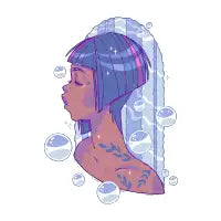 Waterfall Bubblebath T-Shirt - design