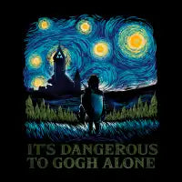 It's Dangerous to Gogh Alone - design
