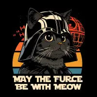 Meow the Furce be with You - design