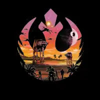 Rebellion Sunset T-Shirt - design