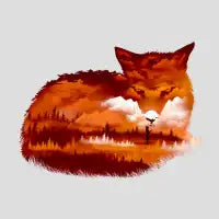 The Girl in the Red Forest - design