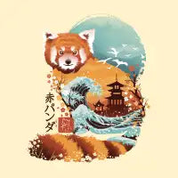 Ukiyo e Red Panda - design